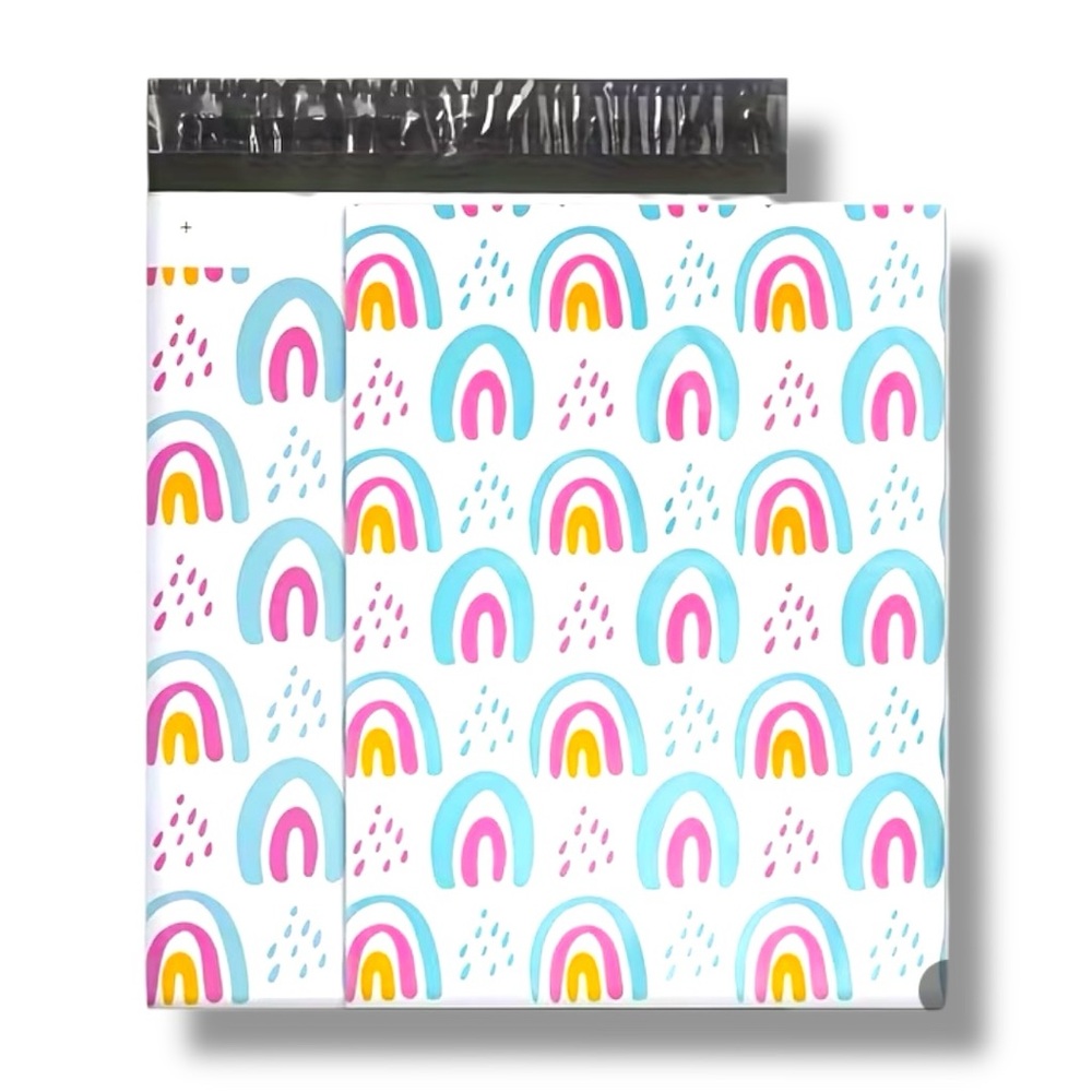 20 Polymailers 10” x 13” Rainbow